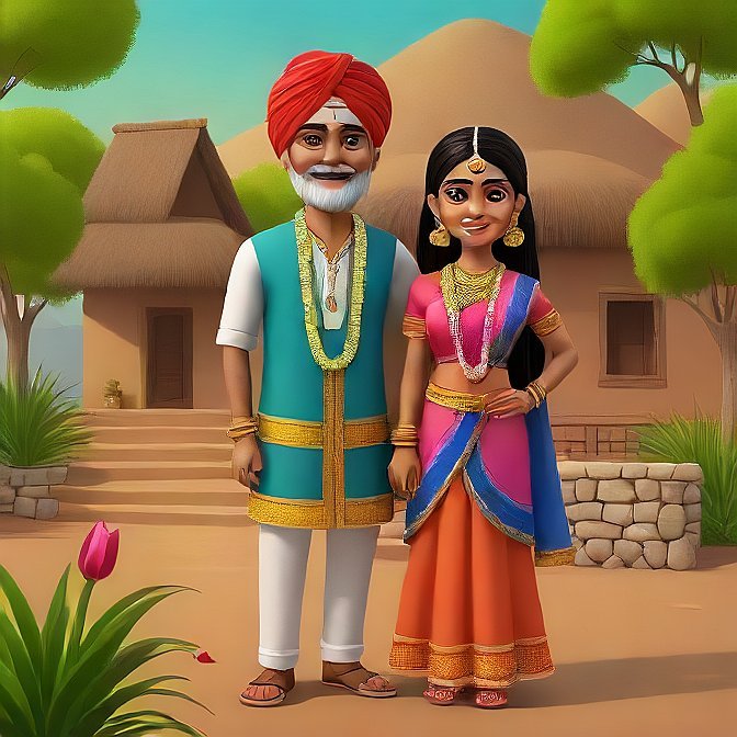 3D cartoon character art